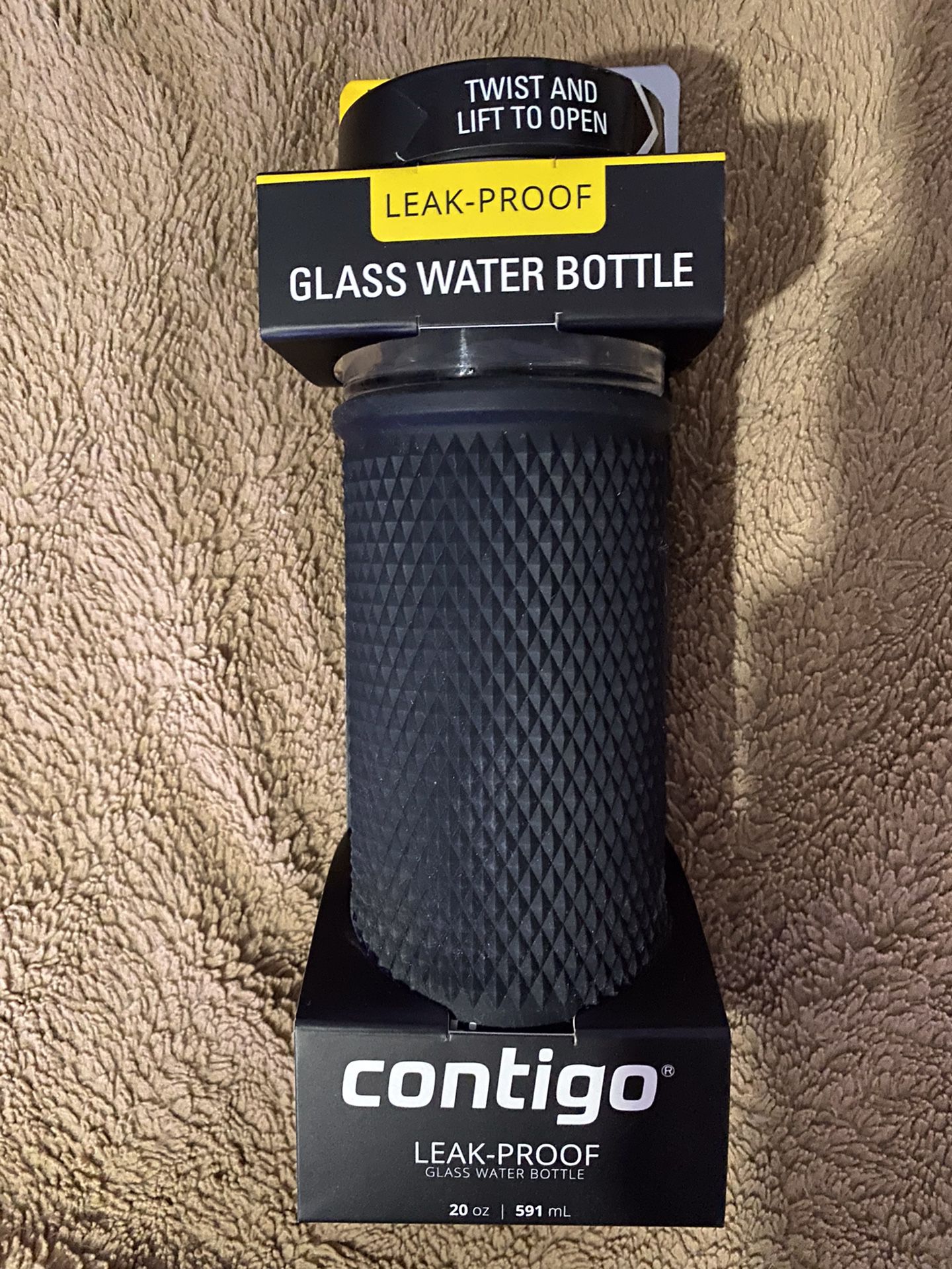 Contigo glass water bottle