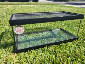 **Small Glass Reptile Tank – $30**
