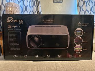 Indoor/Outdoor Projector with motorized screen