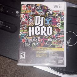 dj hero for nintendo wii
