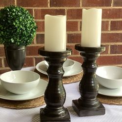  Elegant Pillar Candleholder- Perfect for Tablescape