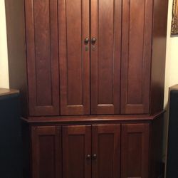 Hooker Corner Cabinet/Armoire