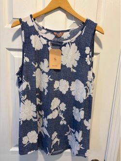 Brand New Sjs Floral Sleeveless Top women’s Size 1X NWT - Simi Valley