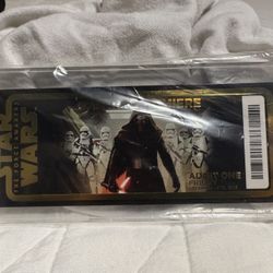 Star Wars The Force Awakens Limited Edition Ticket