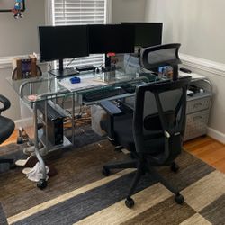 Glass Desk