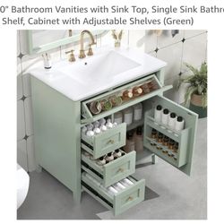 Bathroom Vanity 30 Inch