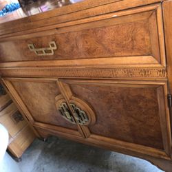 Antique Rustic Wood Server 