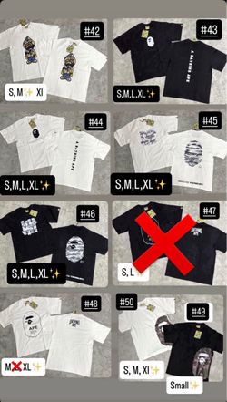 Bape tee’s