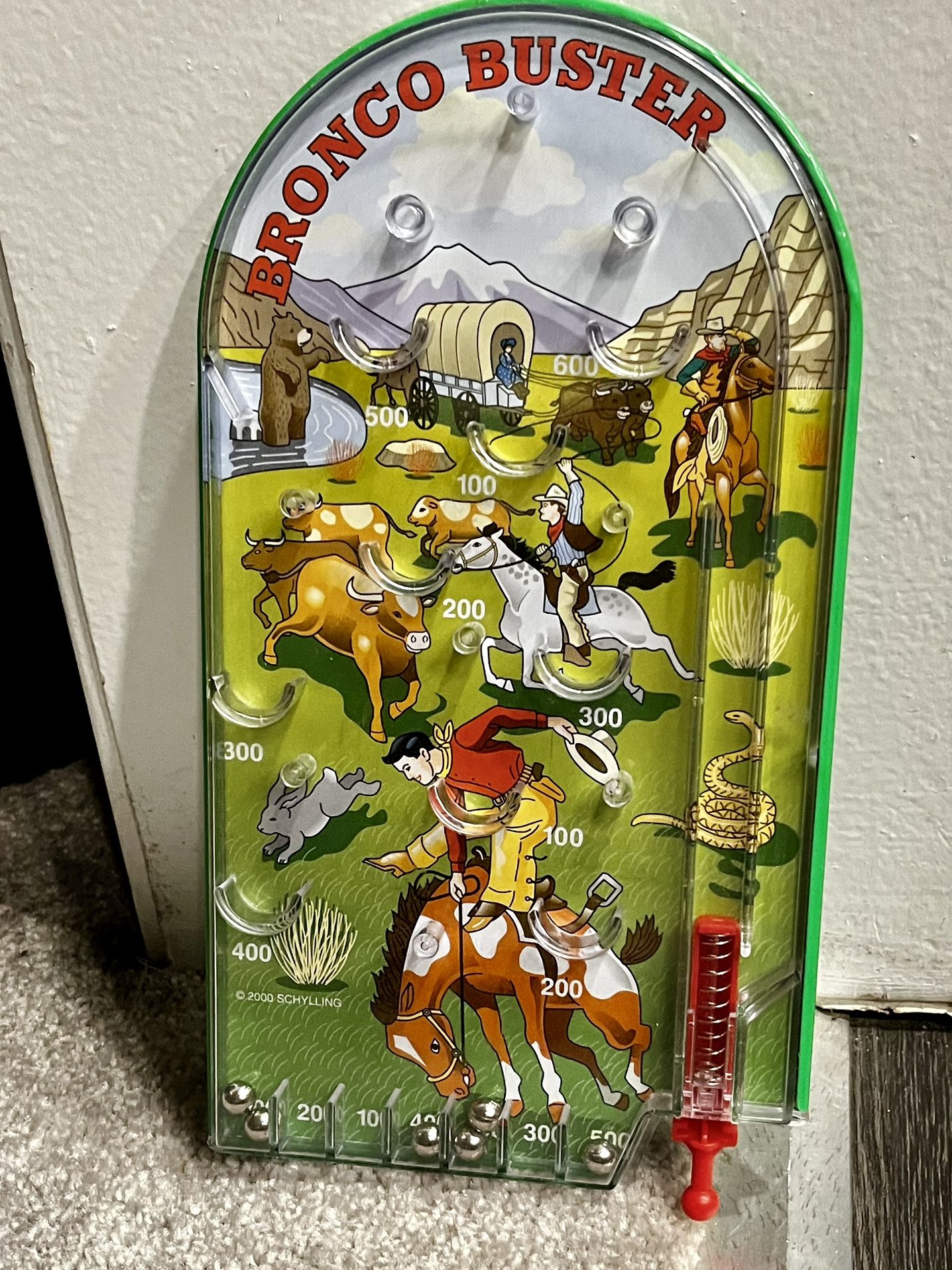 toy pinball game - Bronco Buster