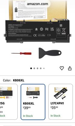 KB06XL HP Laptop Battery