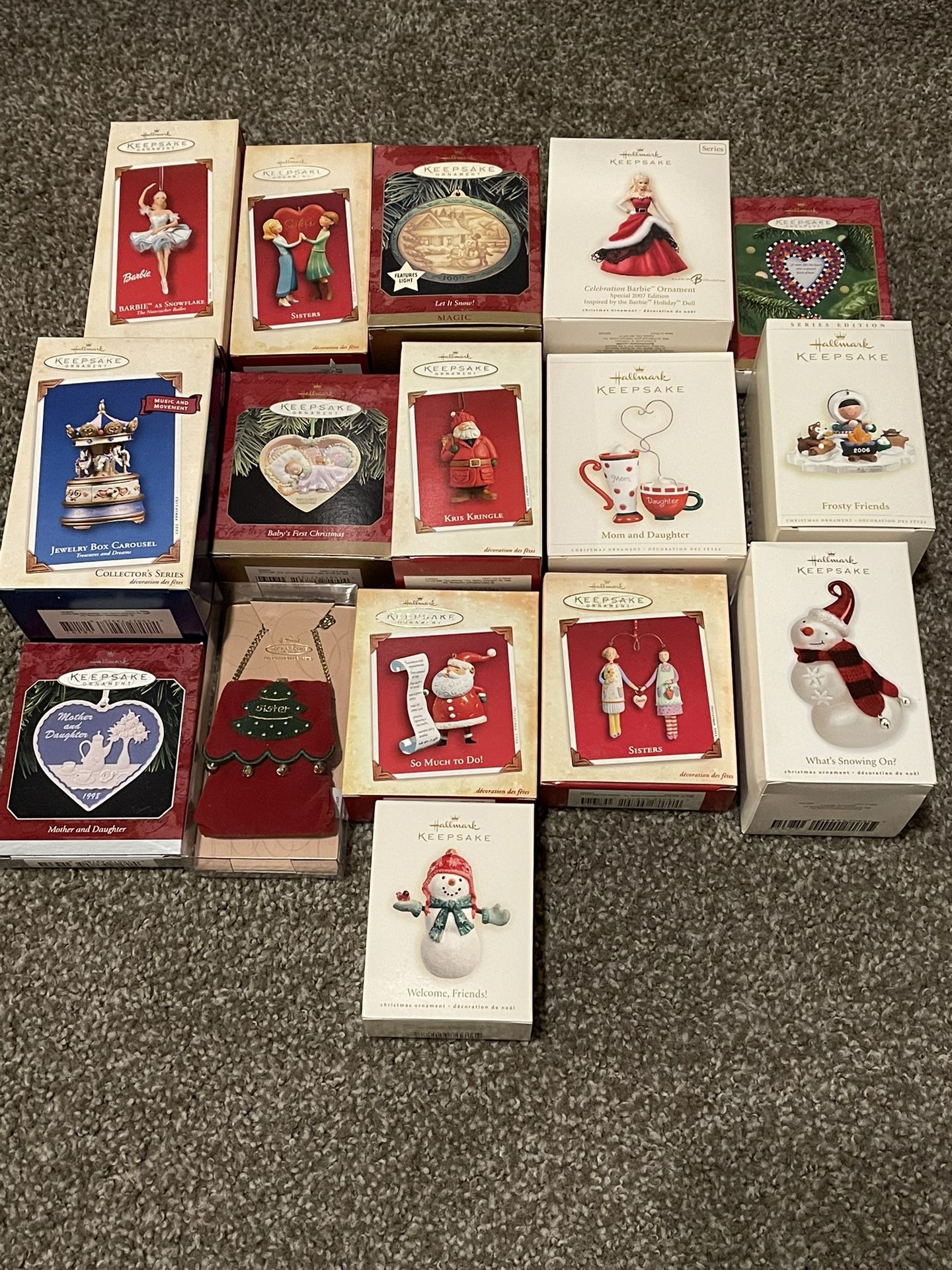 Vintage Hallmark Christmas Tree Ornaments