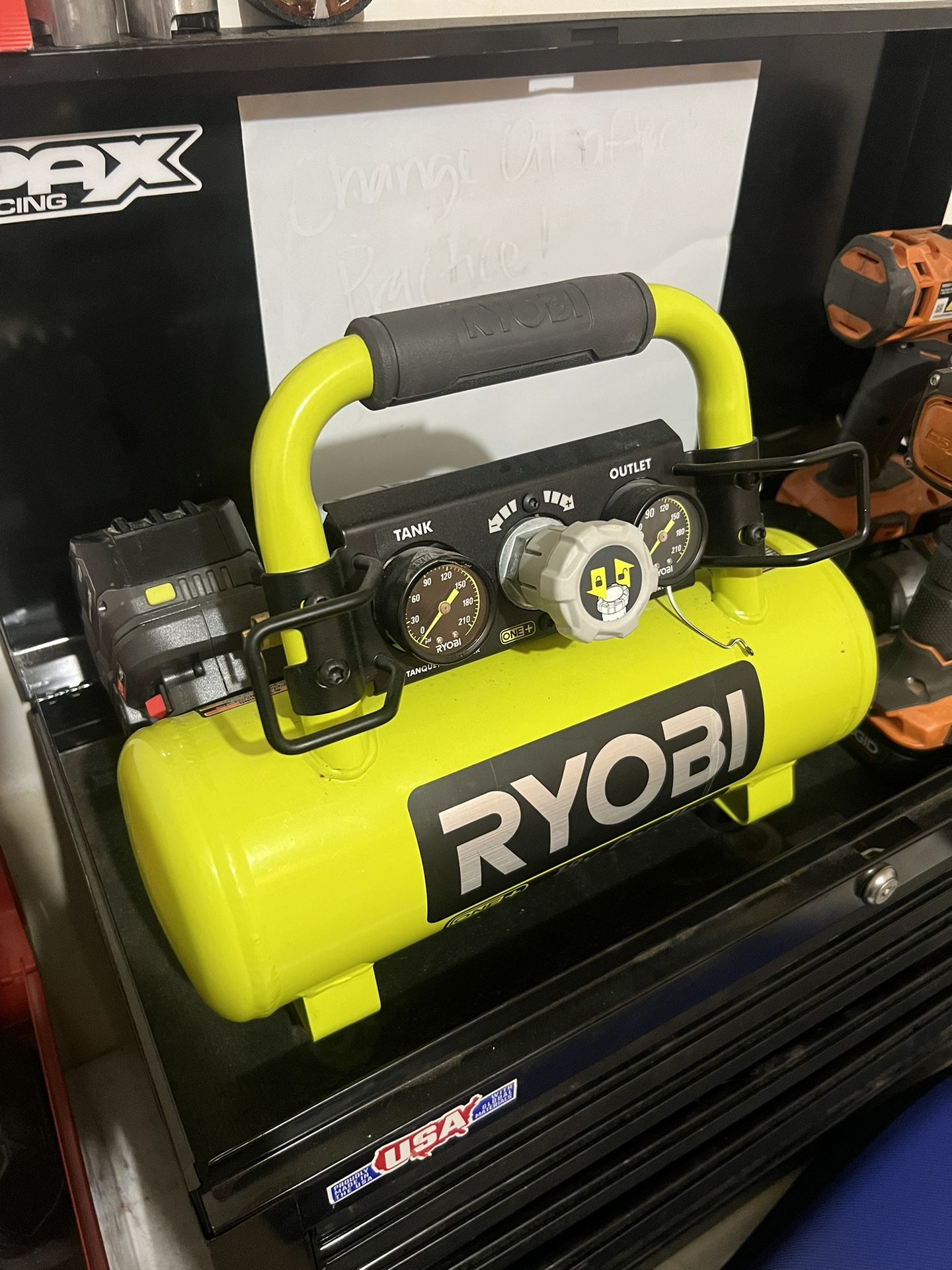 Ryobi Cordless Air Compressor