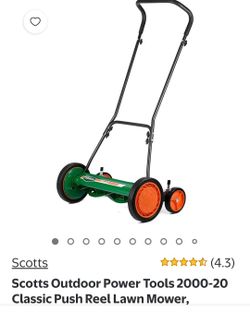 Scotts Outdoor Power Tools 2000-20 Classic Push Reel Lawn Mower