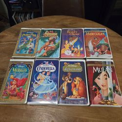 Disney VHS Movies Lot