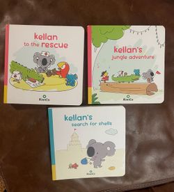 Kiwico Kellan books set of 3