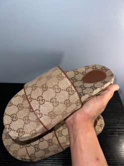 Gucci GG Canvas slides