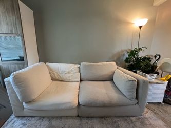 Free, give away: POTTERY BARN couch and IKEA Drawer