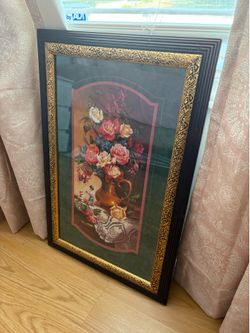 Vintage framed painting
