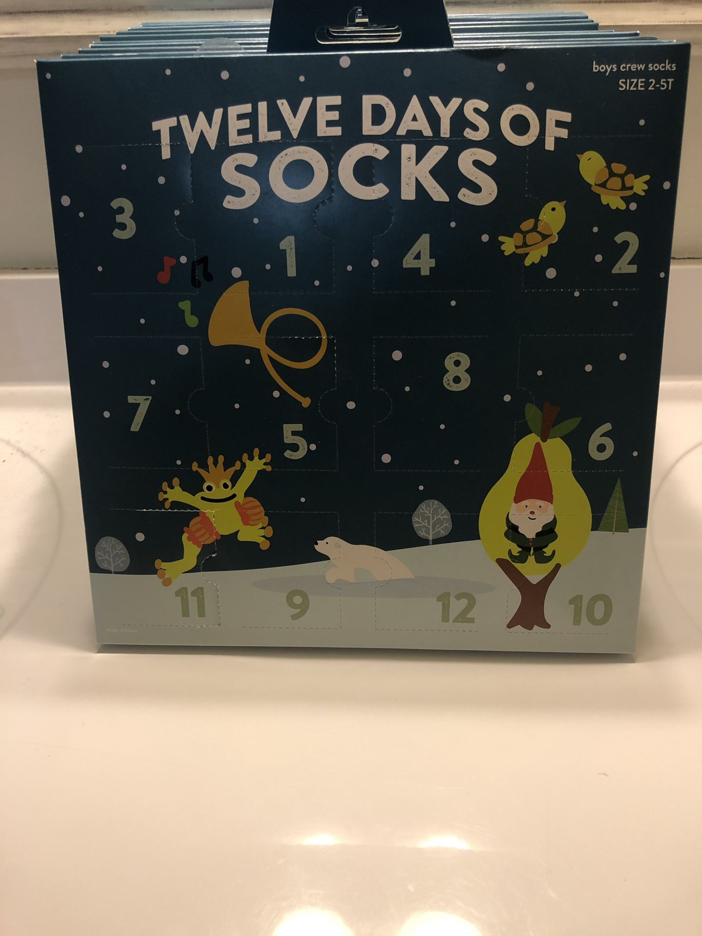 12 days of socks for Christmas/holiday/gift