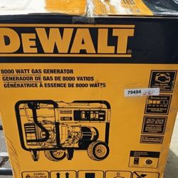 8000 Watt DeWalt Generator (Never Used)