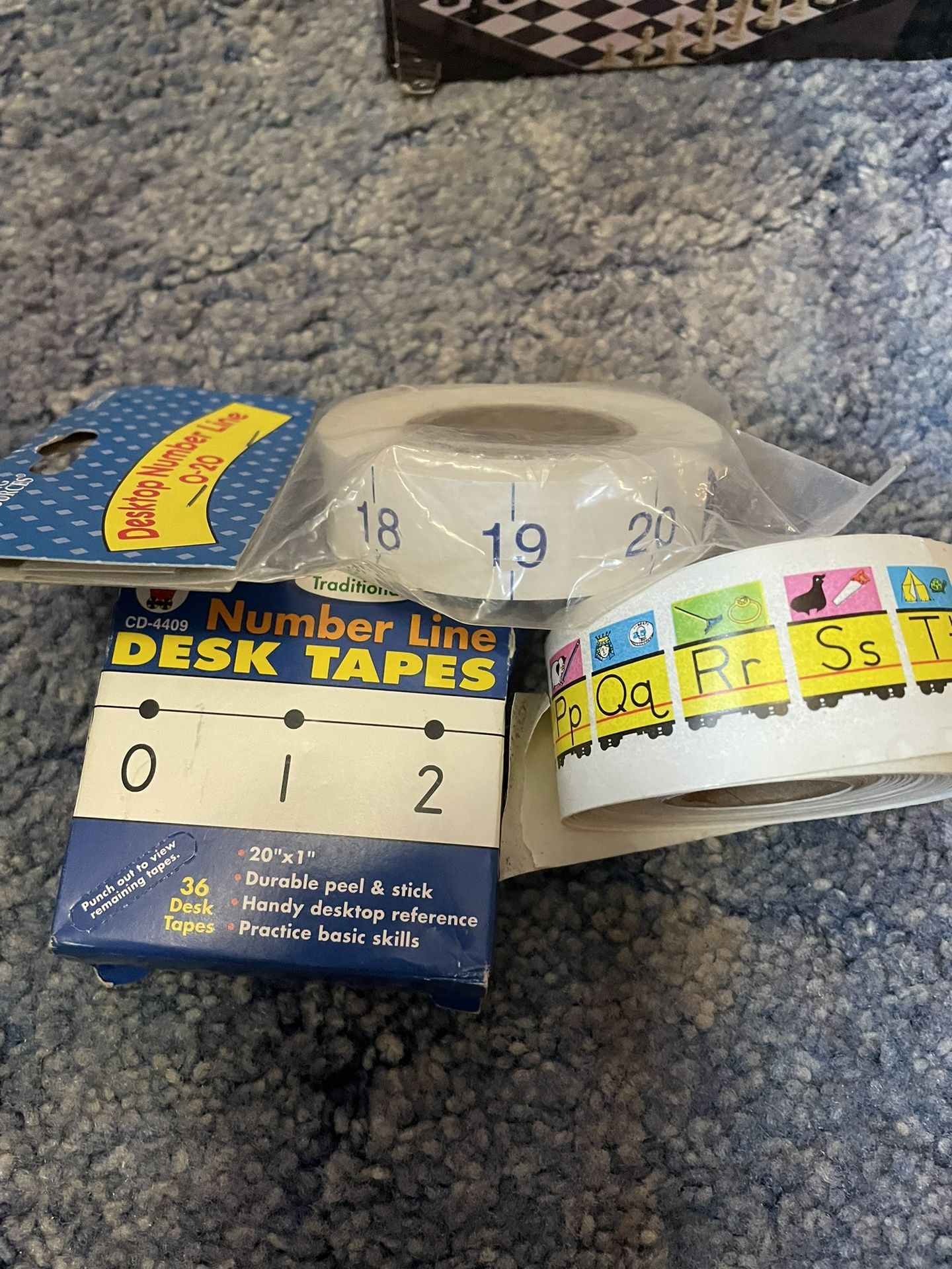 Alphabet And Number Lines