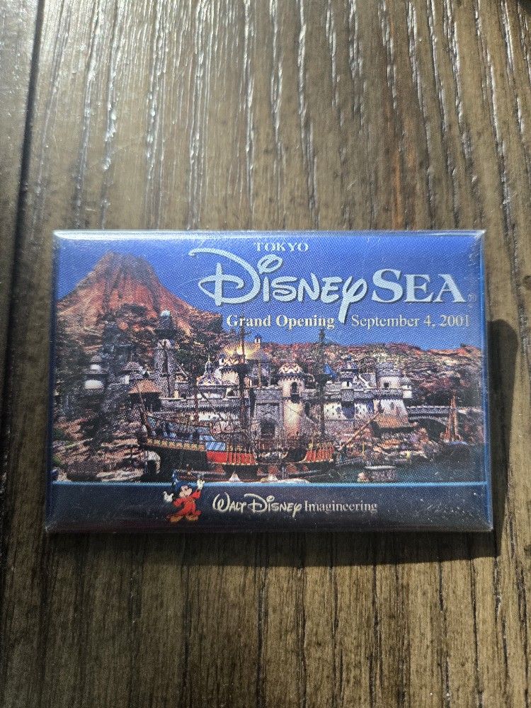 Walt Disney Imagineering Disney Sea Grand Opening Pin