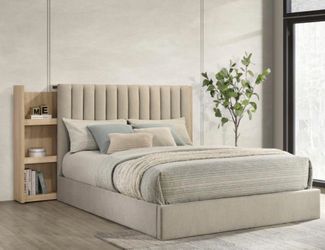 Queen bed frame mattress not included