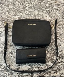 Michael Kors Purse And Wallet Pair