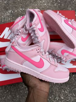 NIKE DUNK LOW (triple pink ) (gs)