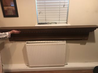 Fireplace mantle with legs or just mantle
