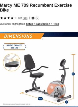 Marcy indoor exercise bike