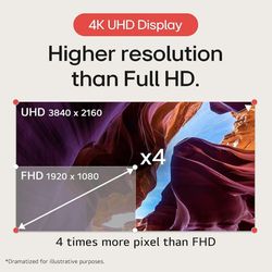 4K LG Smart Computer Monitor - 43” 