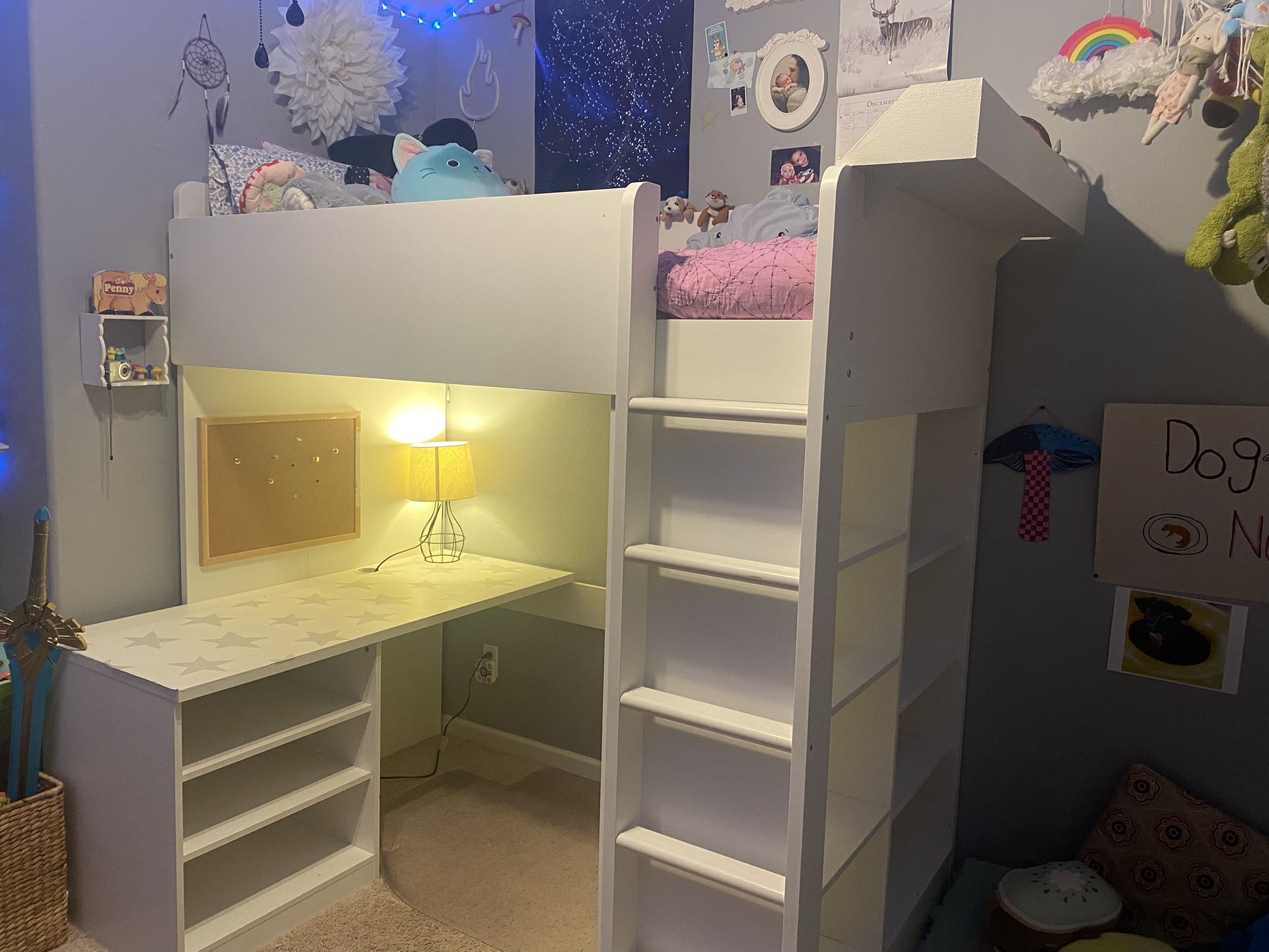 Loft Bed Frame With Desk