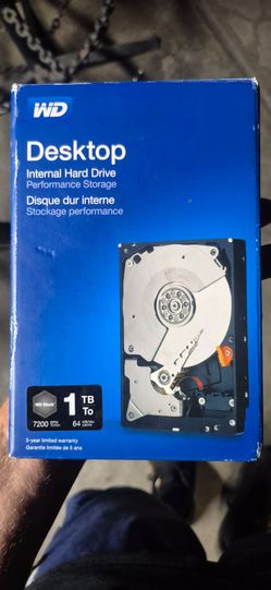 WD Black 1TB Desktop Internal Hard Drive