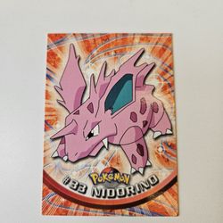 Nidorino #33 1999 TOPPS Pokémon Card Collectable Vintage 