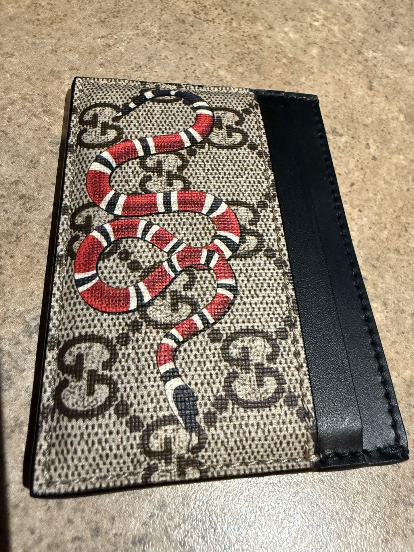 Gucci Card Case Supreme Kingsnake