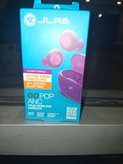 JLab GoPOP ANC True Wireless Earbuds Bluetooth