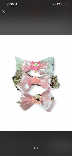 Girls/ woman Hair Bow Clips Set of 3