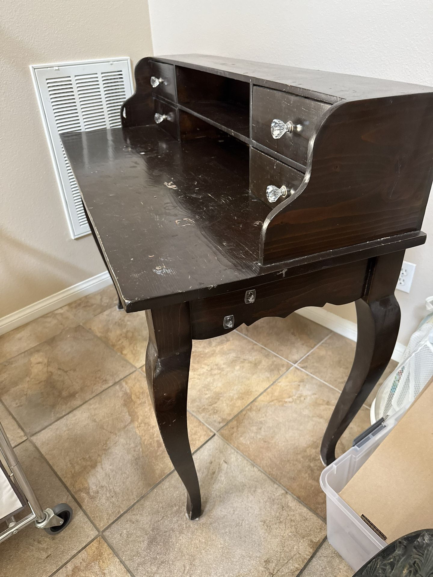 Writing Desk Dark Brown