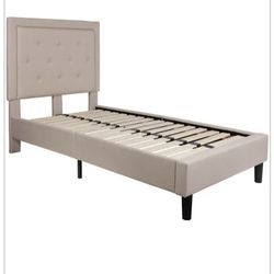 TWIN BED WITH MEMORY MATTRESS INCLUDED 