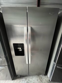 Whirlpool Fridge Side by Side Stainless Steel