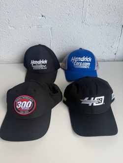4 Hendrick Motorsports NASCAR Racing Hats Caps 300 Wins HendrickCars