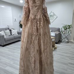 Dress Quinceañera Rose Gold