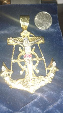 Gold cross