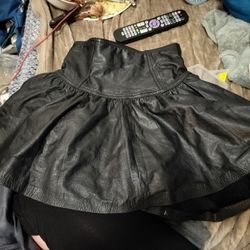 Leather Skirt 