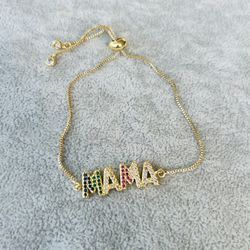 Bracelet MAMA 18k GP