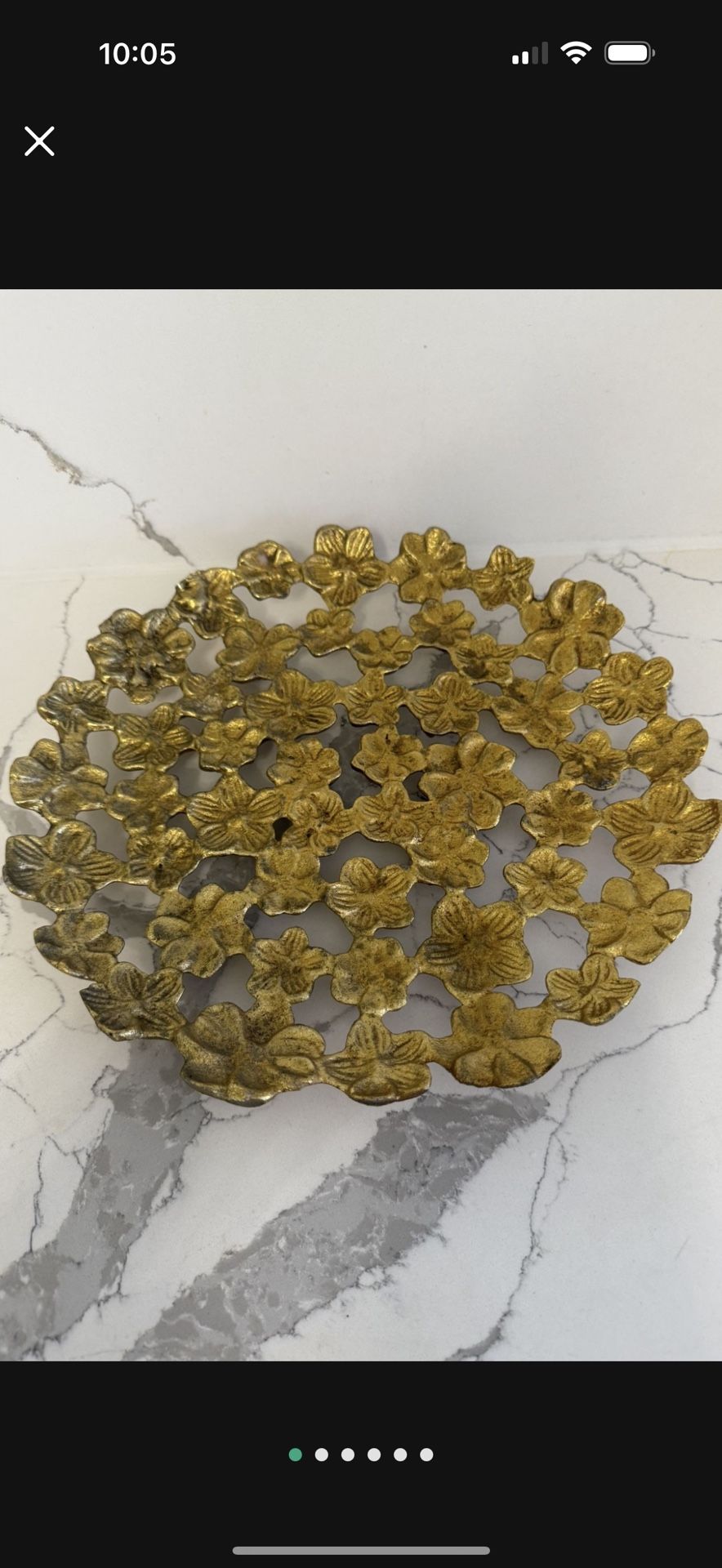 Round Decor Tray 