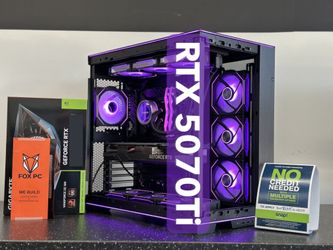 🦊 FOX 92 🦊 FOX CUSTOM GAMING PC | DESKTOP | TOWER | AMD RYZEN 7-9800X3D | NVIDIA RTX 5070Ti | 32 GB DDR5 RAM | 2 TB NVME SSD | WINDOWS 11