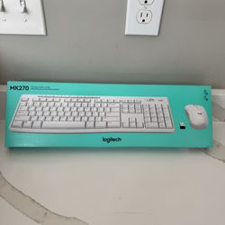 Like New (Opened, Never Used) Logitech MK270 Wireless Keyboard and Mouse Combo
