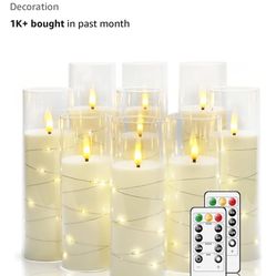 Flameless decorative LED candles 18ct